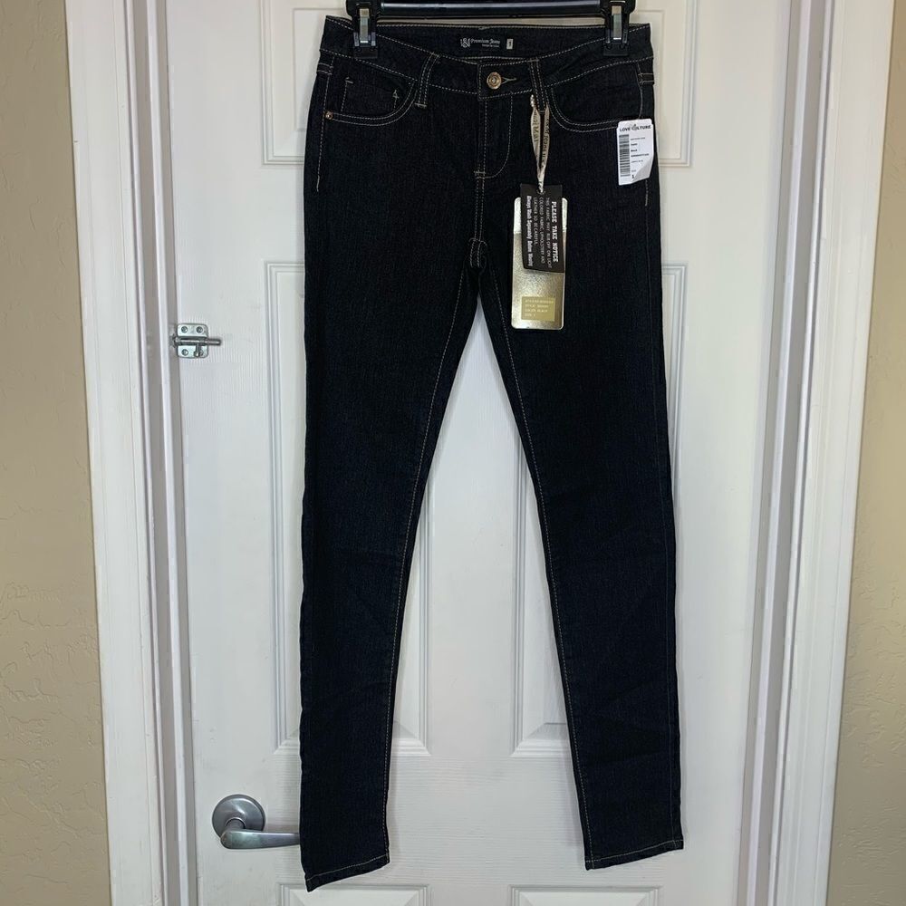 Love Culture Black Basic Skinny Jeans